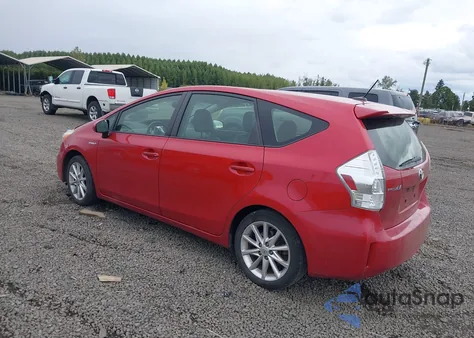 2014 Toyota Prius V Five from USA, damaged, VIN JTDZN3EUXEJ006105
